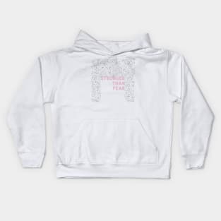 Stronger than fear Kids Hoodie